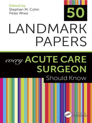 cover image of 50 Landmark Papers Every Acute Care Surgeon Should Know